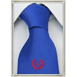 Cravatta Blu Royal con...