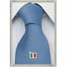 Cravatta in seta con bandiera Italiana ricamata