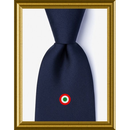 Cravatta con coccarda Tricolore Bandiera Italia