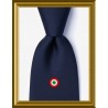 Cravatta con coccarda Tricolore Bandiera Italia